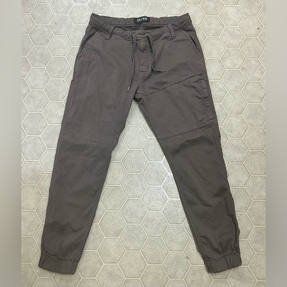 Men’s 32 x 29 DU/ER Brown Tapered No Sweat Jogging Pants